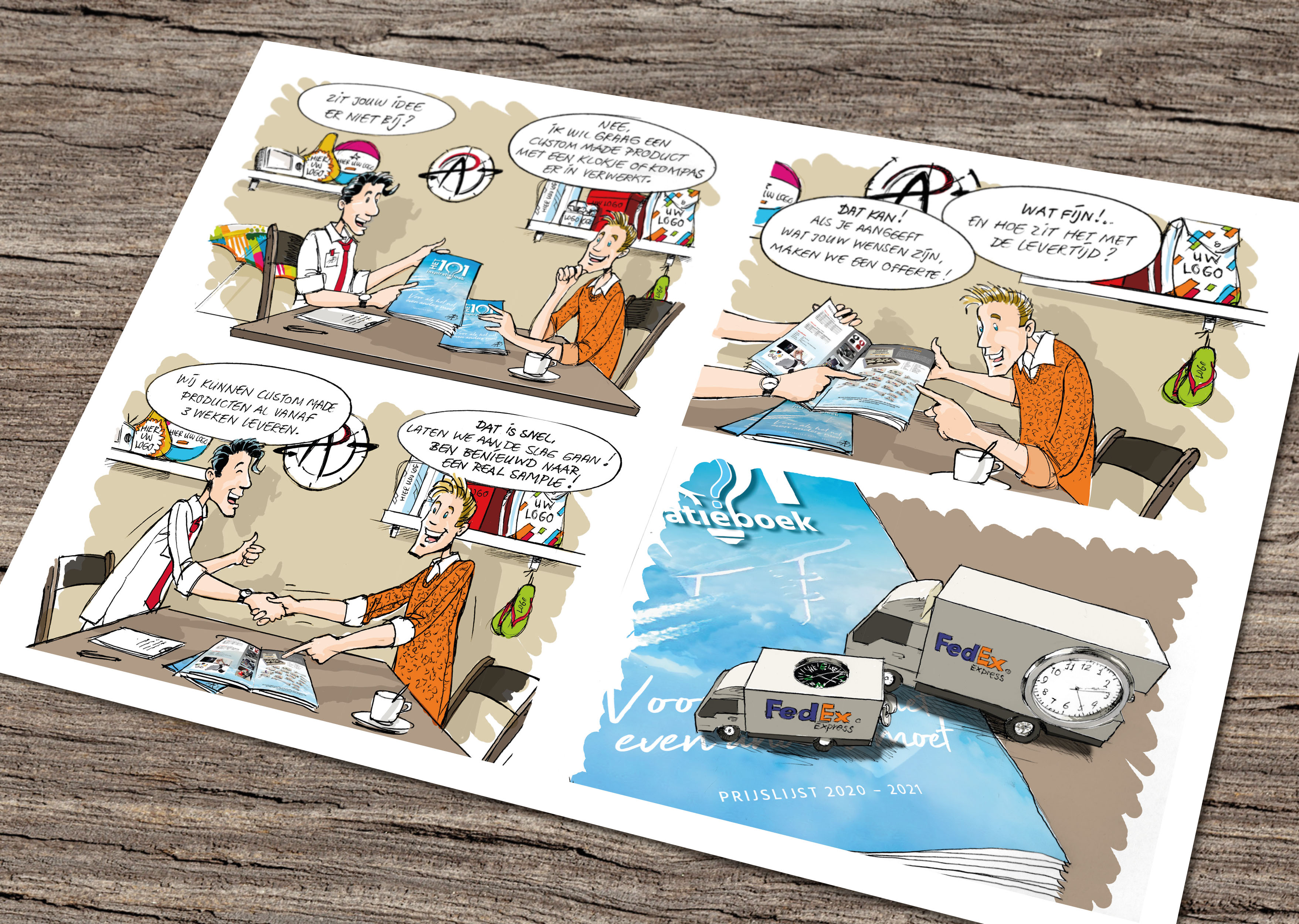 Product comic illustratie-Grimmstudio